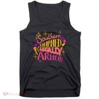 Southern Charmed Legally Armed 2nd Amendment Tank Top thumb 0
