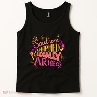 Southern Charmed Legally Armed 2nd Amendment Tank Top thumb 2