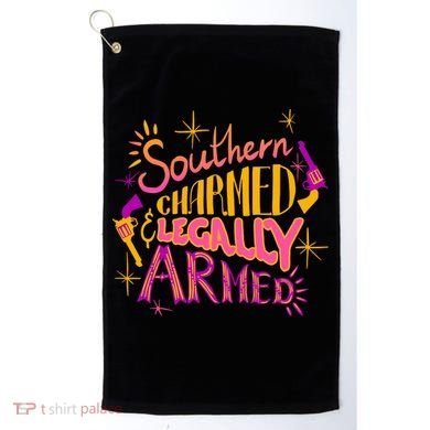Southern Charmed Legally Armed 2nd Amendment Golf Towel
