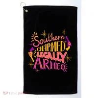 Southern Charmed Legally Armed 2nd Amendment Golf Towel thumb 0