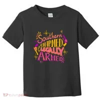 Southern Charmed Legally Armed 2nd Amendment Toddler T-Shirt thumb 0