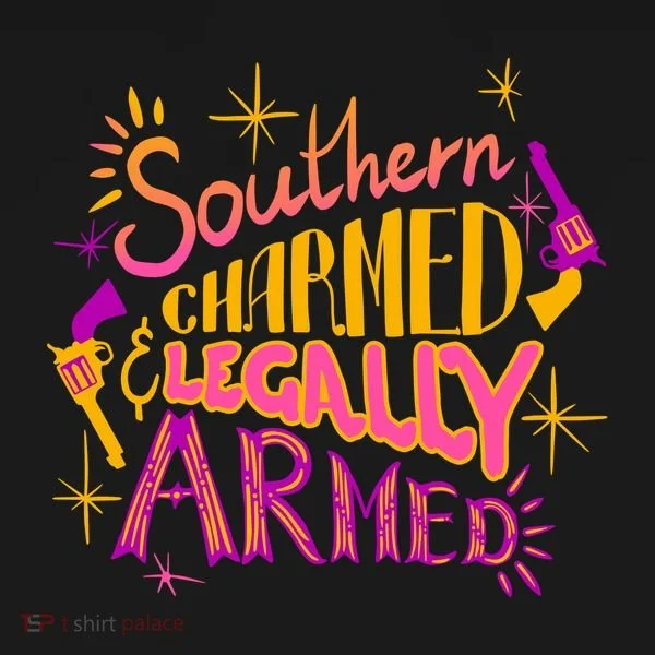 Southern Charmed Legally Armed 2nd Amendment Toddler T-Shirt