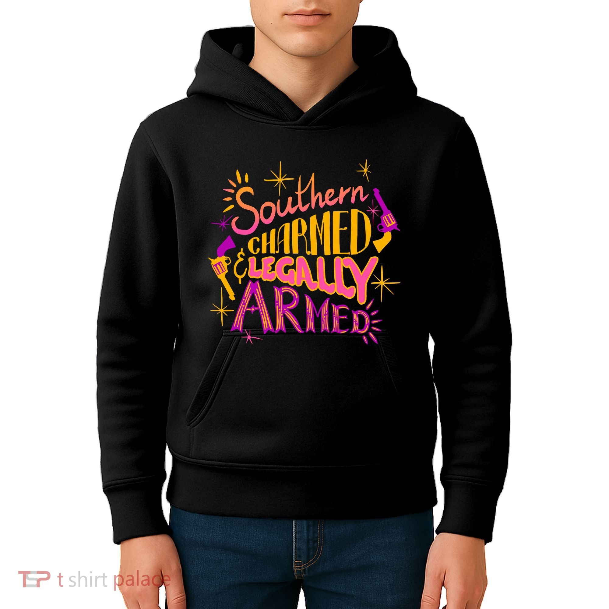 Southern Charmed Legally Armed 2nd Amendment Kids Hoodie