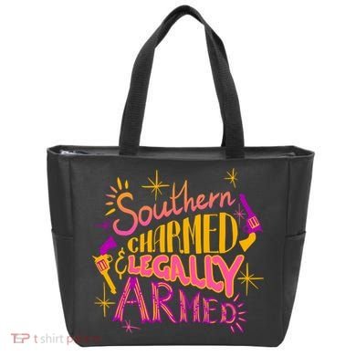 Southern Charmed Legally Armed 2nd Amendment Tote Bag