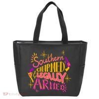 Southern Charmed Legally Armed 2nd Amendment Tote Bag thumb 0