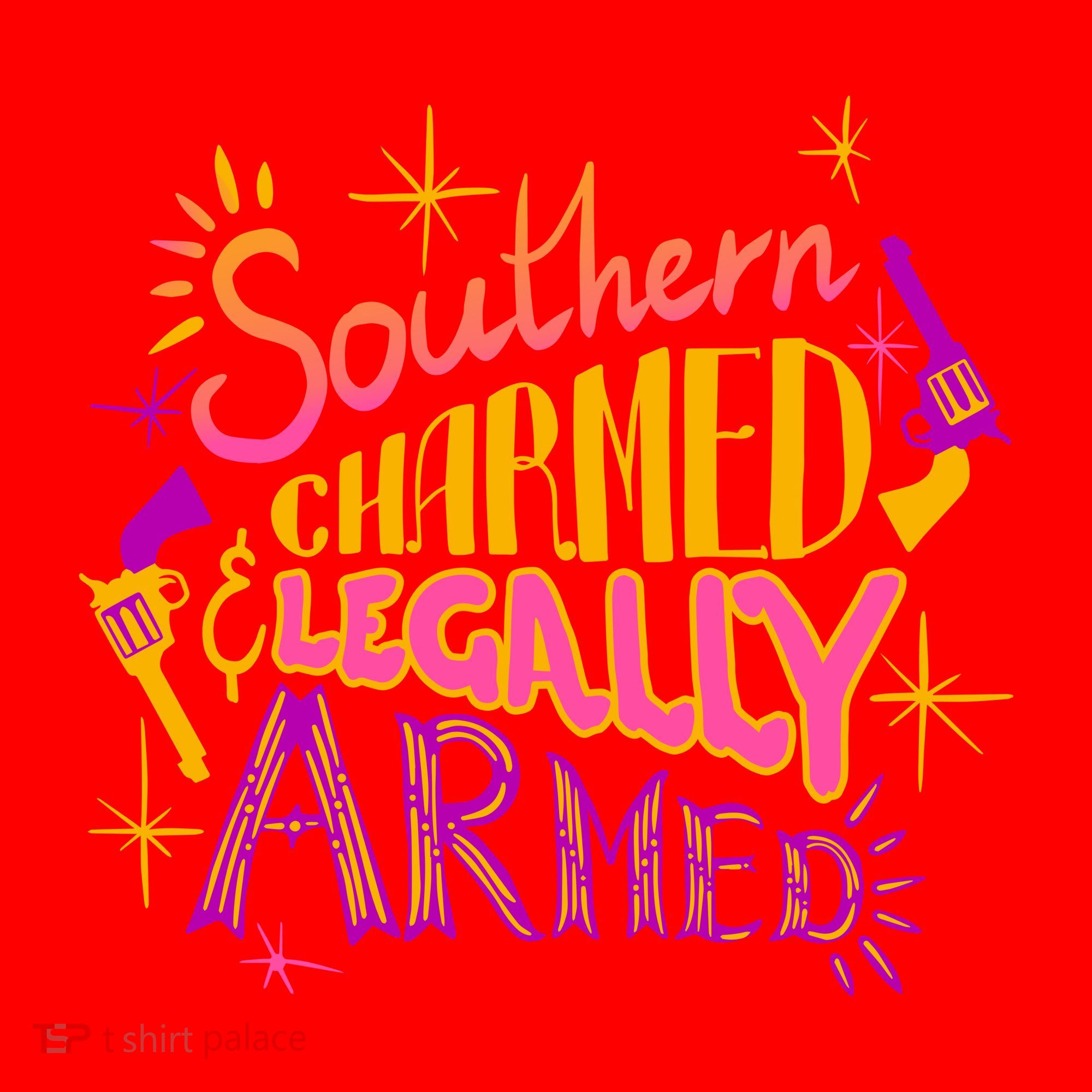 Southern Charmed Legally Armed 2nd Amendment Santa Hat