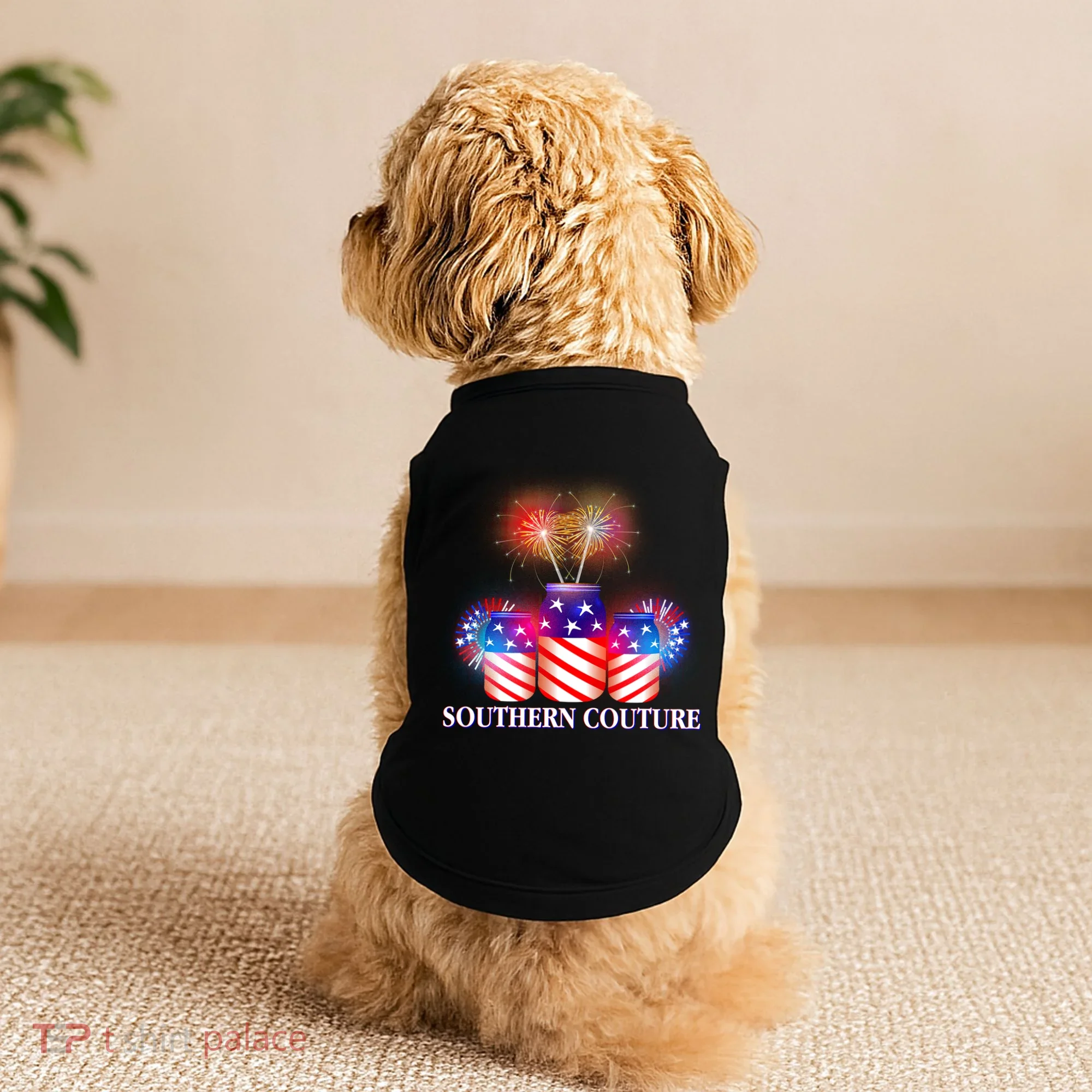 Southern Couture July 4th Doggie Tank