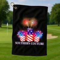Southern Couture July 4th Golf Towel thumb 1