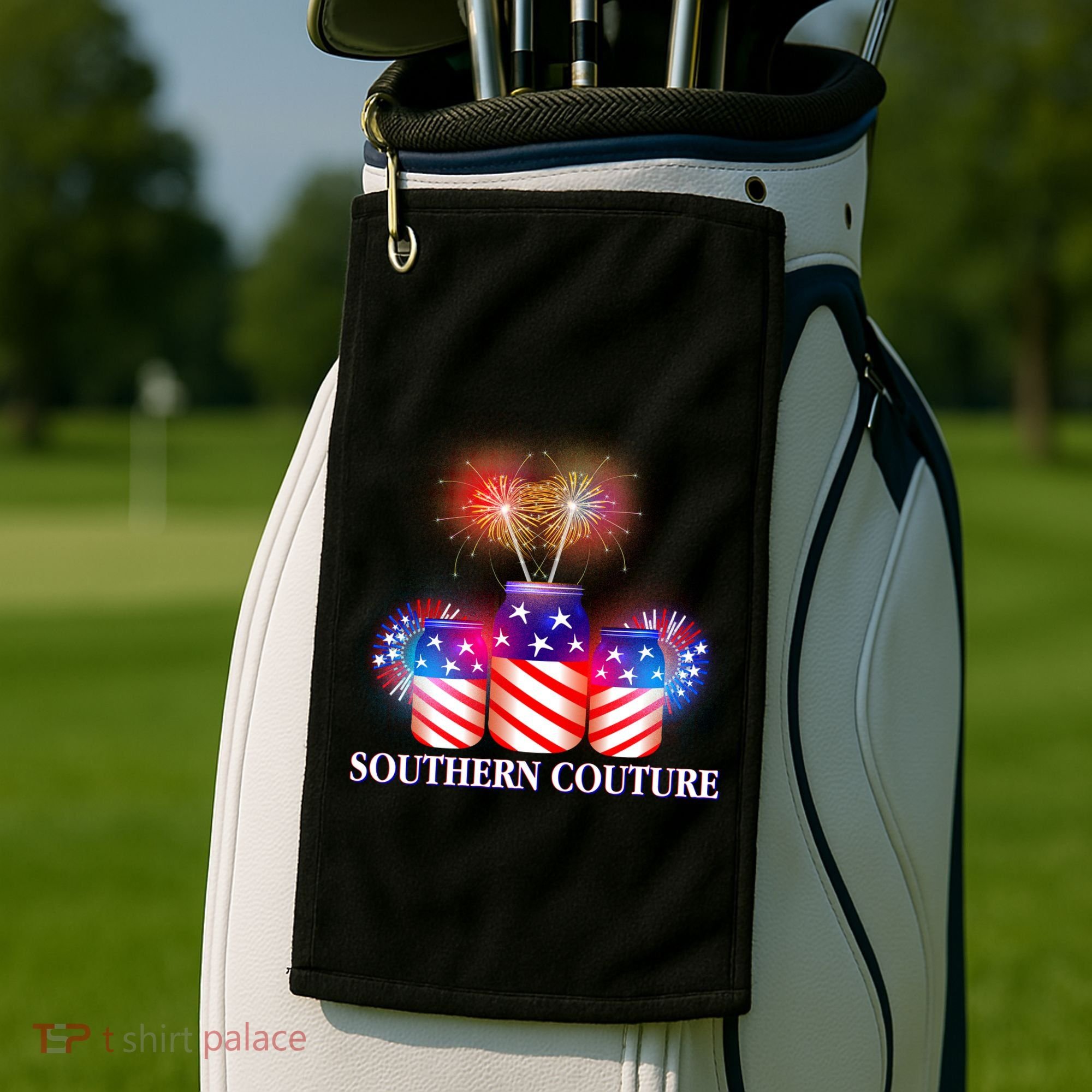 Southern Couture July 4th Golf Towel