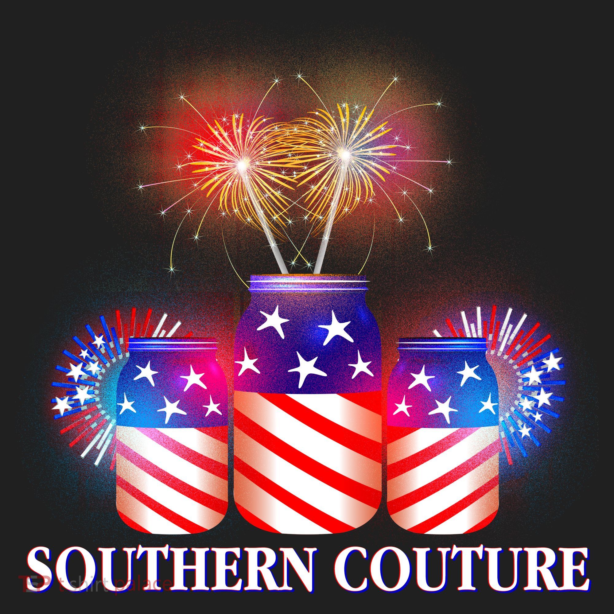 Southern Couture July 4th Golf Towel