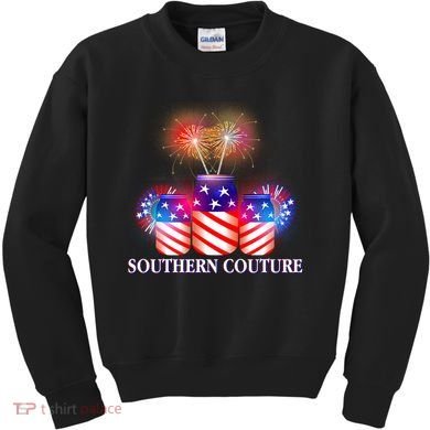 Southern Couture July 4th Kids Sweatshirt