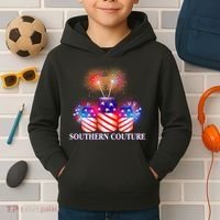 Southern Couture July 4th Kids Hoodie thumb 2