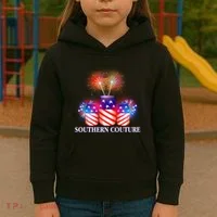 Southern Couture July 4th Kids Hoodie thumb 3