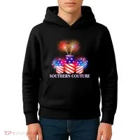 Southern Couture July 4th Kids Hoodie thumb 4
