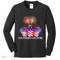Southern Couture July 4th Kids Long Sleeve Shirt thumb 0