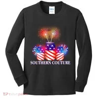 Southern Couture July 4th Kids Long Sleeve Shirt thumb 0