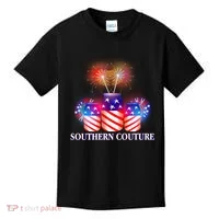 Southern Couture July 4th Kids T-Shirt thumb 0