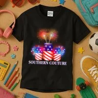 Southern Couture July 4th Kids T-Shirt thumb 3
