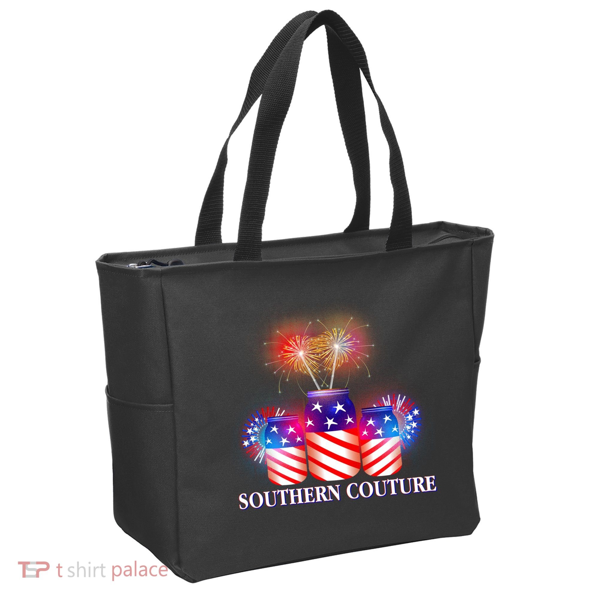 Southern Couture July 4th Tote Bag