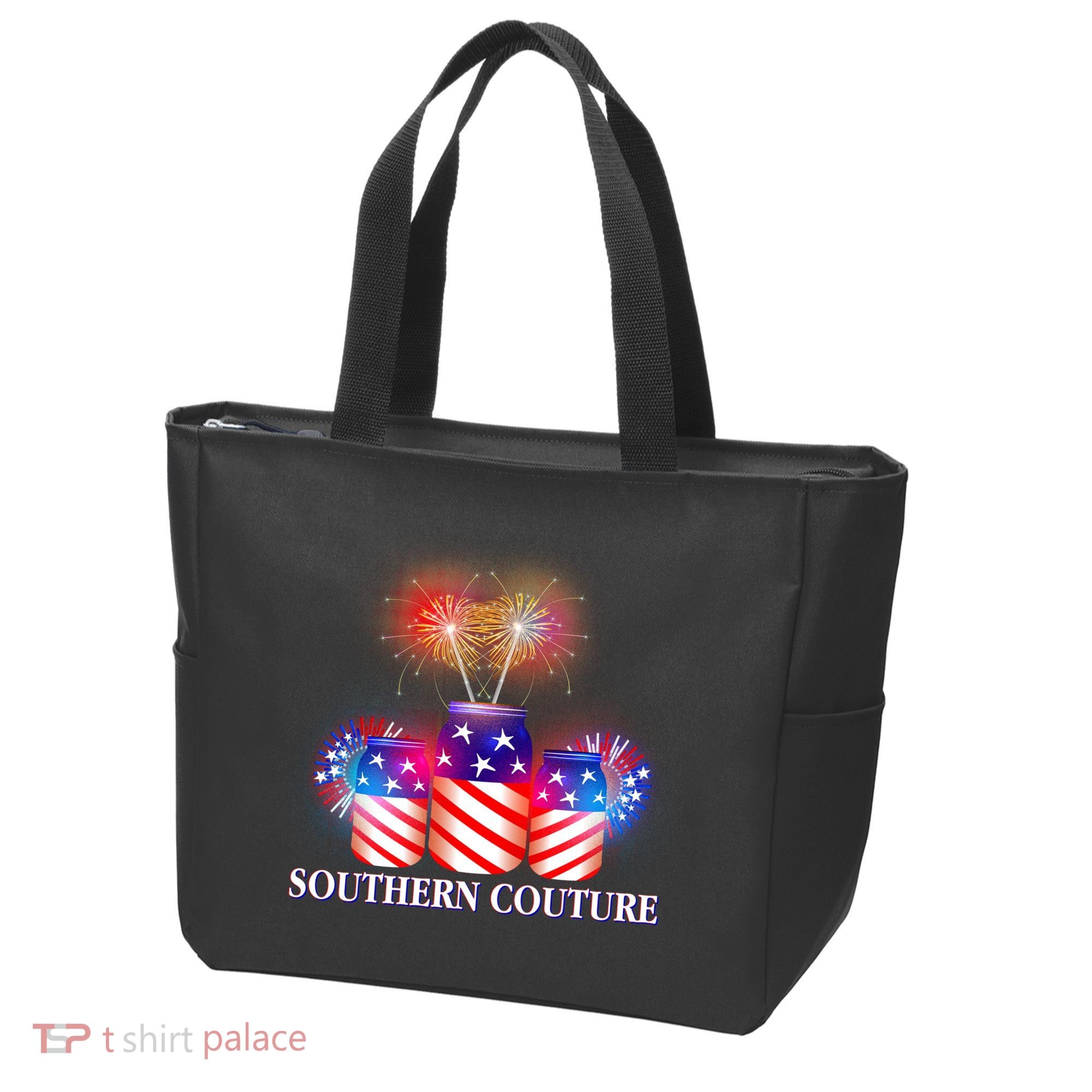Southern Couture July 4th Tote Bag