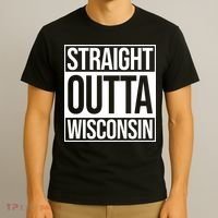 Straight Outta Wisconsin T-Shirt thumb 3