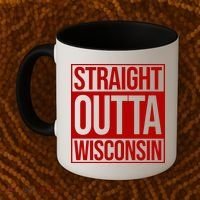 Straight Outta Wisconsin Coffee Mug thumb 2