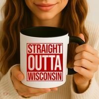 Straight Outta Wisconsin Coffee Mug thumb 3