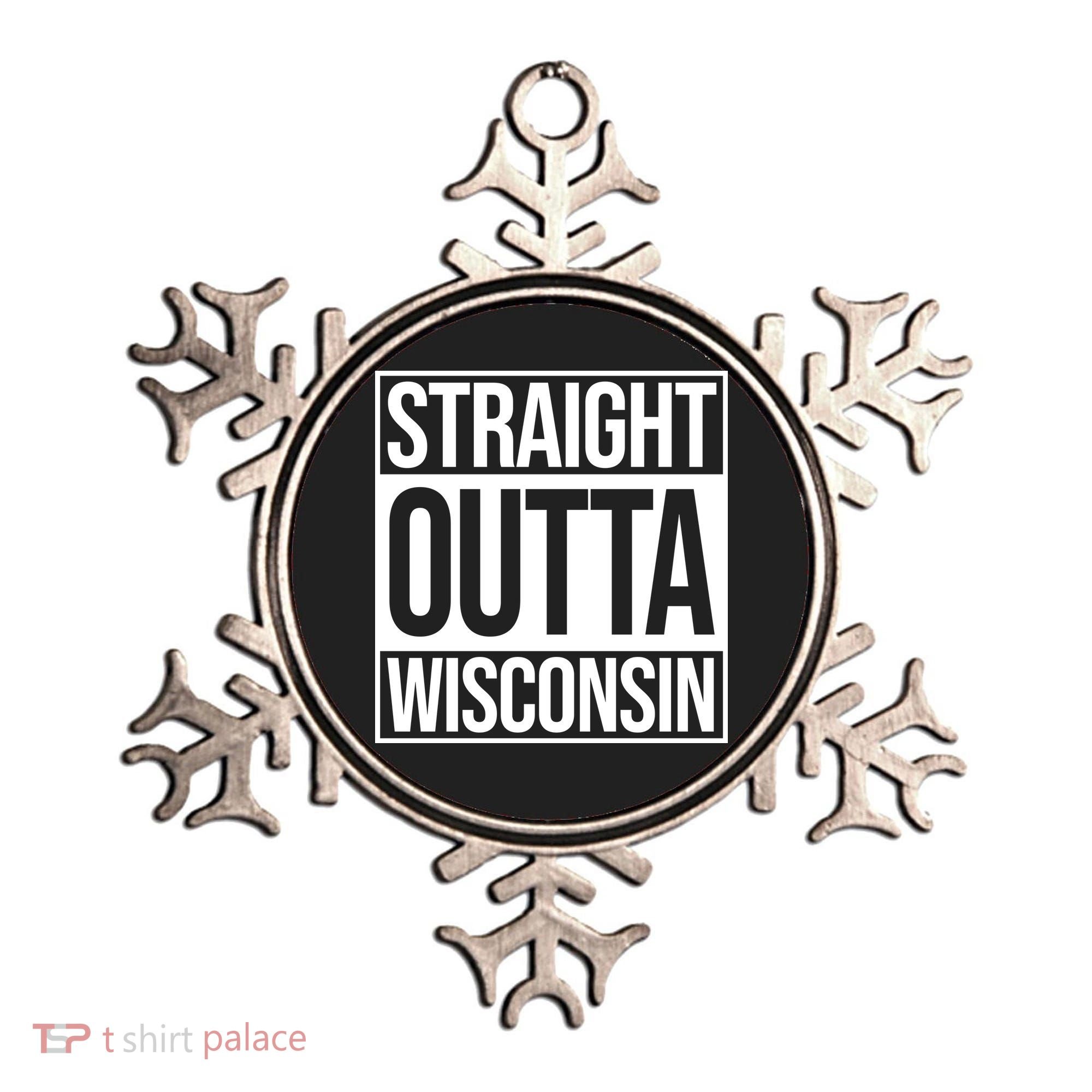 Straight Outta Wisconsin Ornament