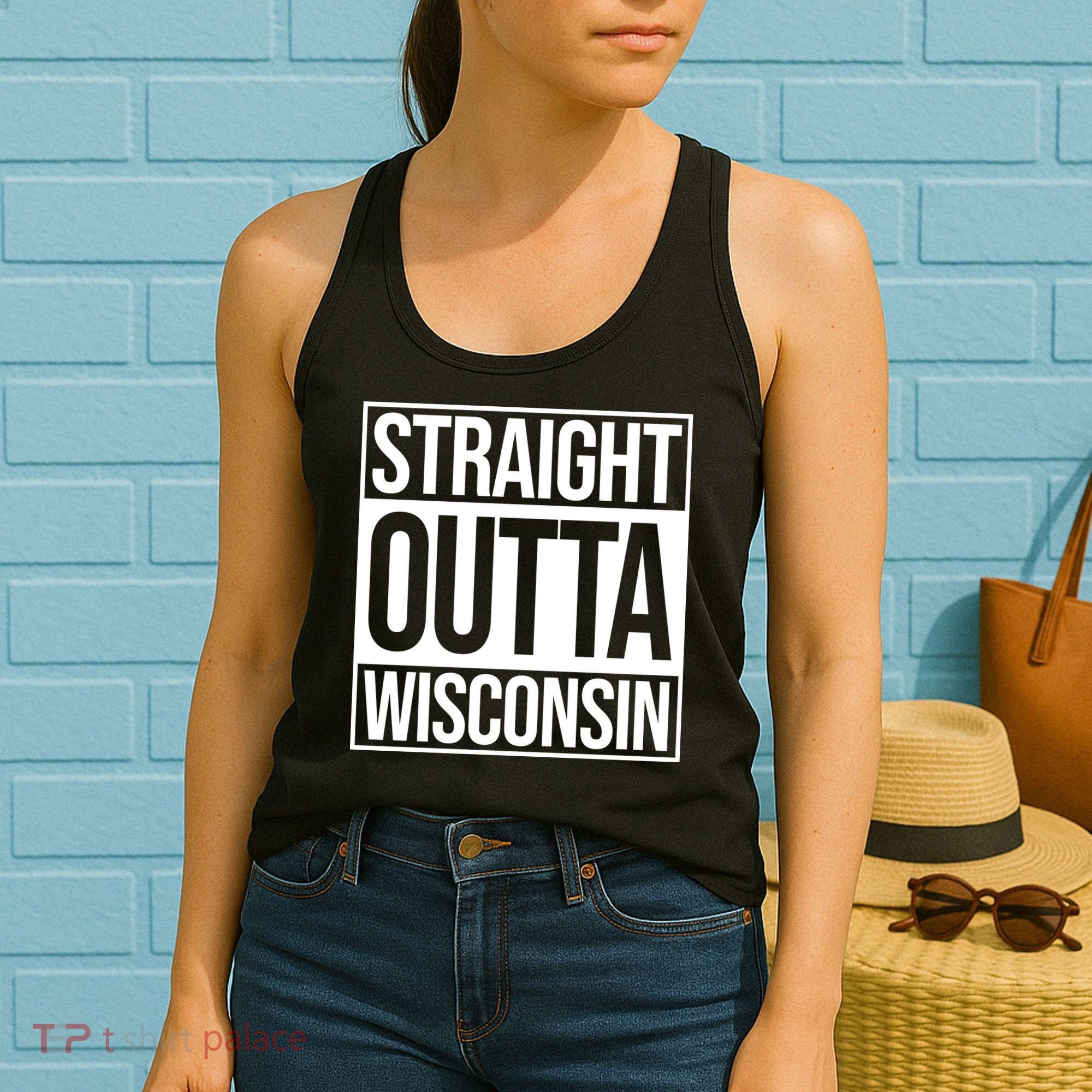 Straight Outta Wisconsin Women's Tank Top