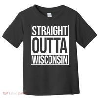 Straight Outta Wisconsin Toddler T-Shirt thumb 0