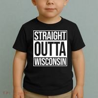Straight Outta Wisconsin Toddler T-Shirt thumb 2