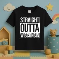 Straight Outta Wisconsin Toddler T-Shirt thumb 3