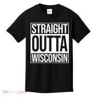 Straight Outta Wisconsin Kids T-Shirt thumb 0