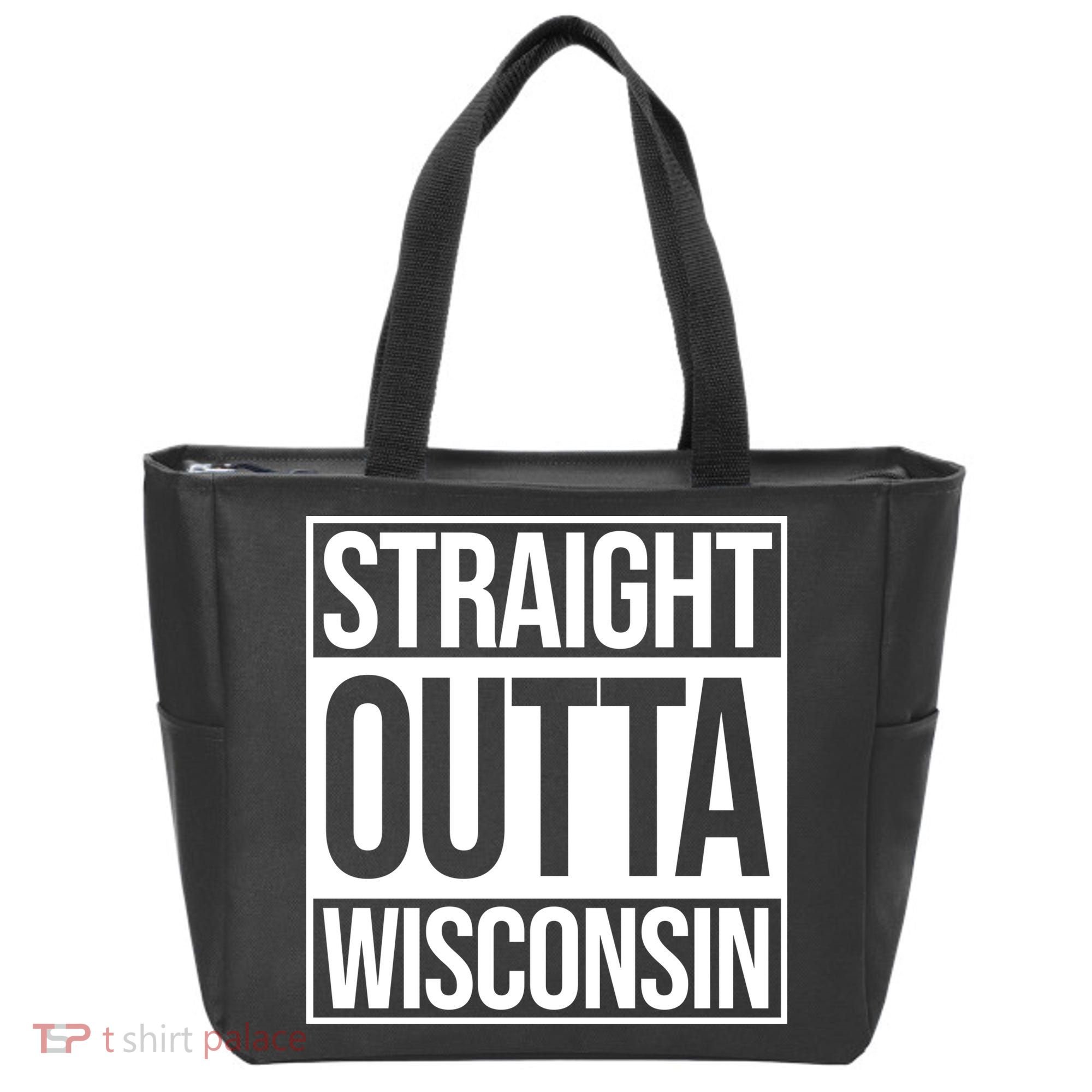 Straight Outta Wisconsin Tote Bag