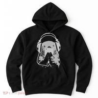 Sea Otter With Cell Phone And Headphones Gift Hoodie thumb 0