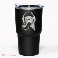 Sea Otter With Cell Phone And Headphones Gift Tumbler thumb 0
