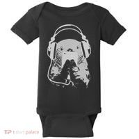 Sea Otter With Cell Phone And Headphones Gift Baby Bodysuit thumb 0