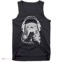 Sea Otter With Cell Phone And Headphones Gift Tank Top thumb 0