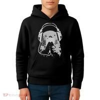 Sea Otter With Cell Phone And Headphones Gift Kids Hoodie thumb 4