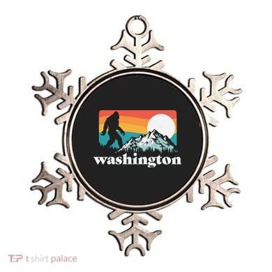 State Of Washington Pacific Northwest Bigfoot Mountain Ornament