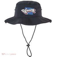 State Of Wyoming Retro Logo Bucket Hat thumb 0