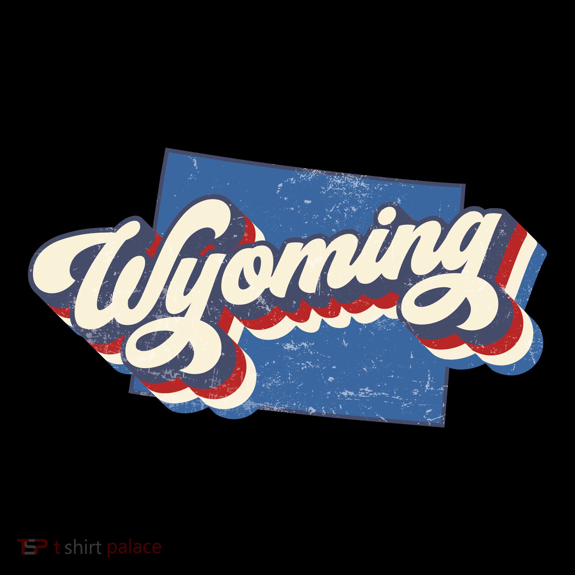 State Of Wyoming Retro Logo Coffee Mug