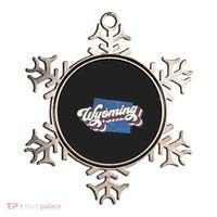 State Of Wyoming Retro Logo Ornament thumb 0