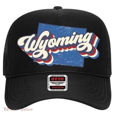 State Of Wyoming Retro Logo Hat