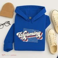 State Of Wyoming Retro Logo Hoodie thumb 4