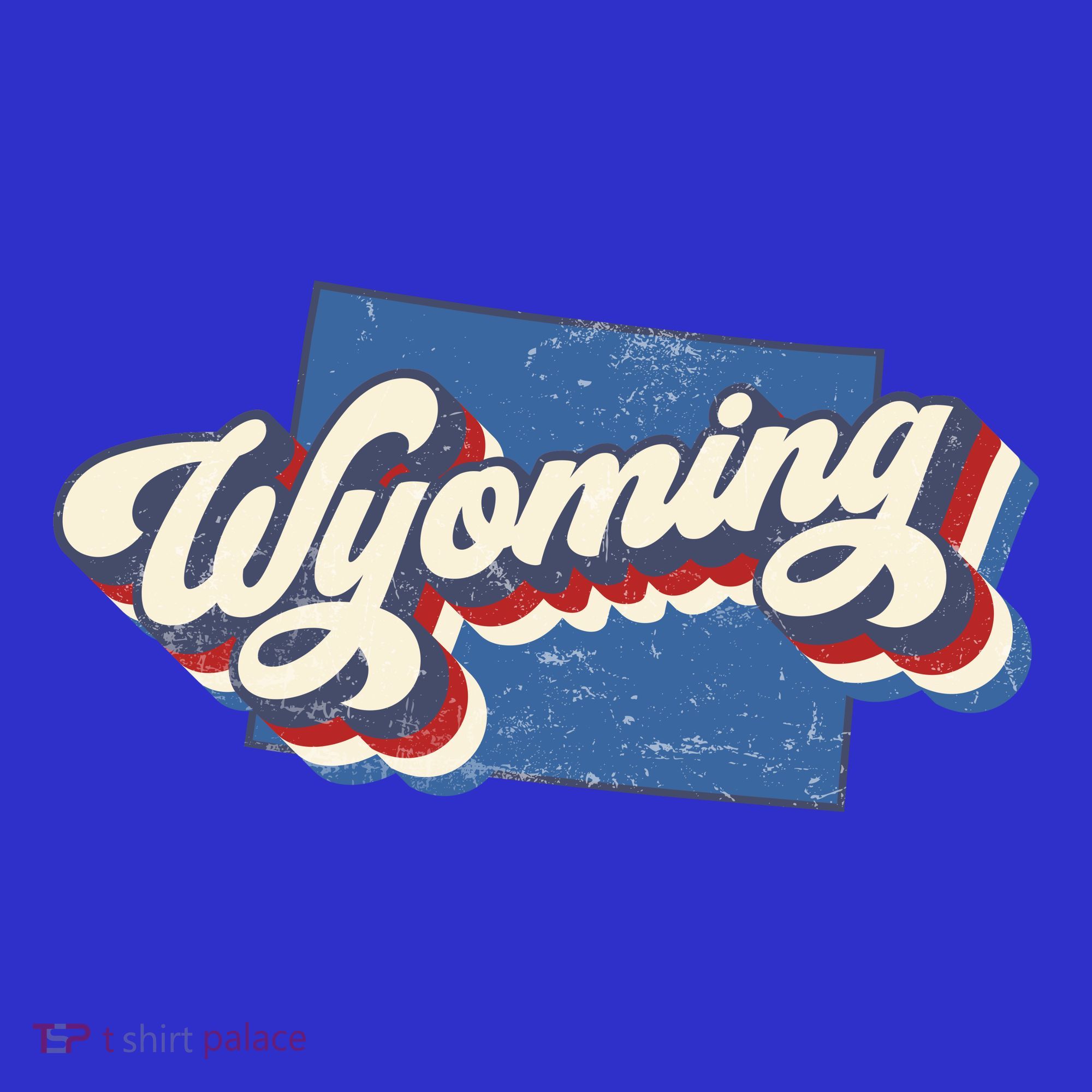 State Of Wyoming Retro Logo Sweatshirt