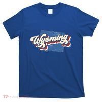 State Of Wyoming Retro Logo T-Shirt thumb 0