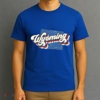State Of Wyoming Retro Logo T-Shirt thumb 3