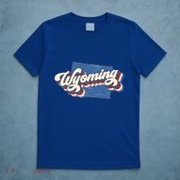 State Of Wyoming Retro Logo T-Shirt thumb 5