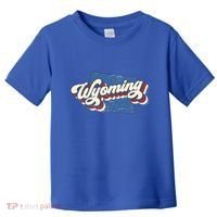 State Of Wyoming Retro Logo Toddler T-Shirt thumb 0